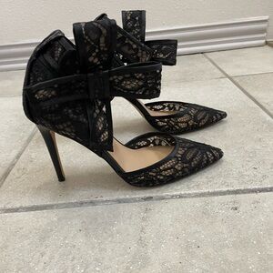 I.N.C International Concepts Black Lace Pumps